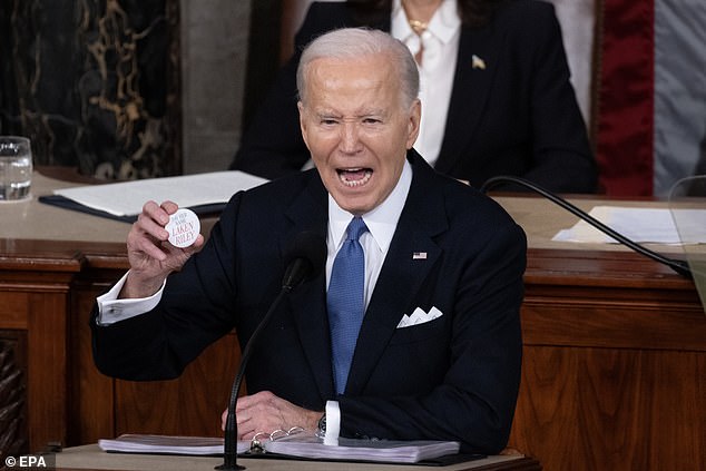 President Joe Biden attacked Republicans in Congress for blocking a bipartisan immigration bill during his State of the Union address