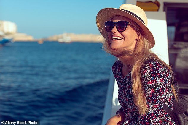 How happy are you with your life?  If the answer is 'very' then chances are you are an upper class married woman who thinks she is attractive (stock image)