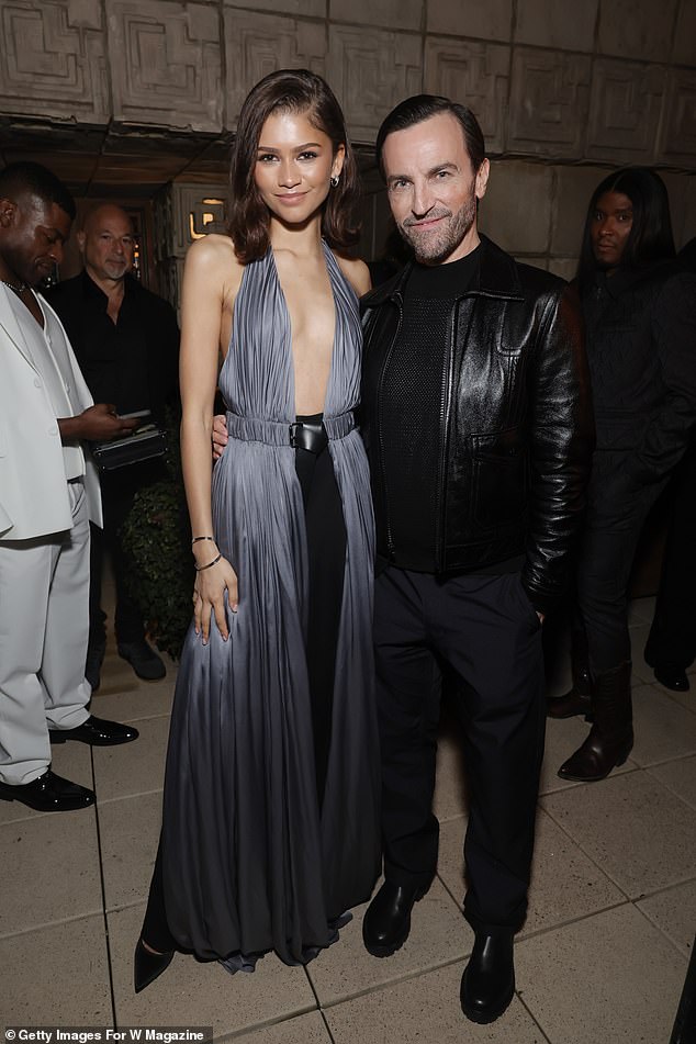 Zendaya and Nicolas looked every bit a high fashion couple