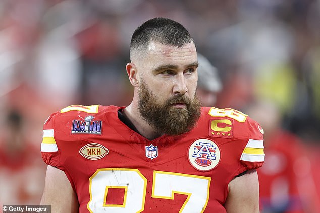 After the blowout, Kelce and Reid hugged it out as the Chiefs won their third title in five years