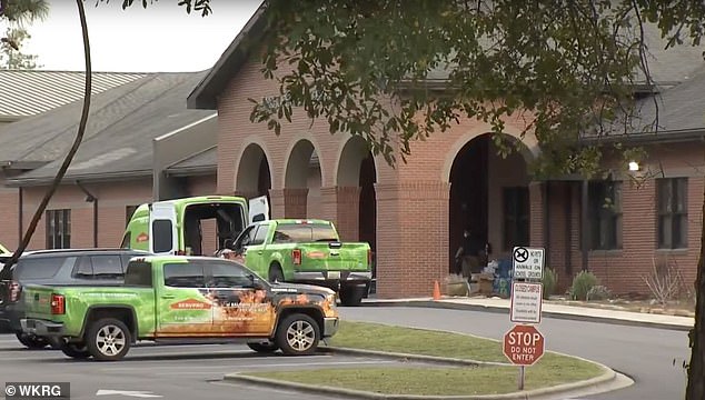 Fairhope West Elementary (pictured) closed for a few days last month for deep cleaning as officials try to control the outbreak