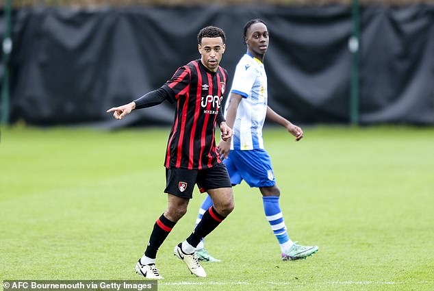 Adams made an appearance for Bournemouth's development squad last weekend