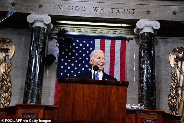 Biden used the speech to placate progressive critics who hold him responsible for the carnage in Gaza, and announced plans to build a temporary port to help aid reach those in need.