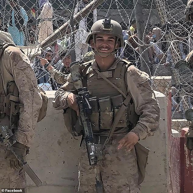 Nikoui sent his family photos of him with his fellow Marines outside Kabul International Airport, before the devastating suicide bombing