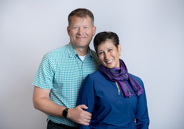 Myra Garcia of Southern California, pictured above with her husband Richard, also received the drug after being diagnosed with early-onset Alzheimer's.  She told DailyMail.com that everyone who gets the chance should take the drug