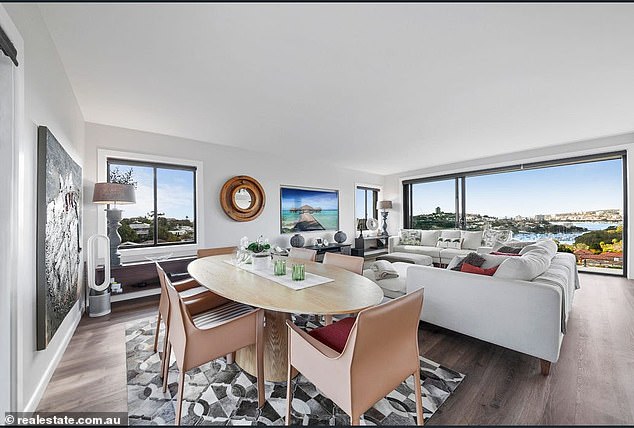 Mr Lehrmann's rental property on the northern beaches (pictured) was paid for by the broadcaster in return for an exclusive interview, but the broadcaster will stop paying the rent on April 21.