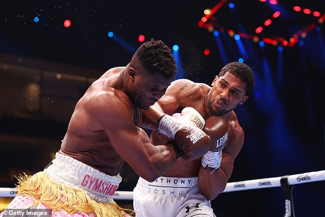 Joshua scored a stunning knockout victory against Francis Ngannou within two rounds