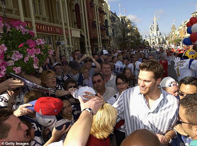 Tom Brady shows up at Disney in 2004 after winning Super Bowl MVP days earlier