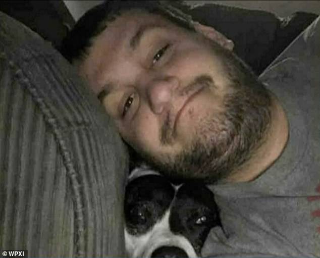 Rosenberg shot and killed a man he allegedly met on a dating app, Jeremy Dentel (pictured), 28, at his home in Baldwin in February 2020