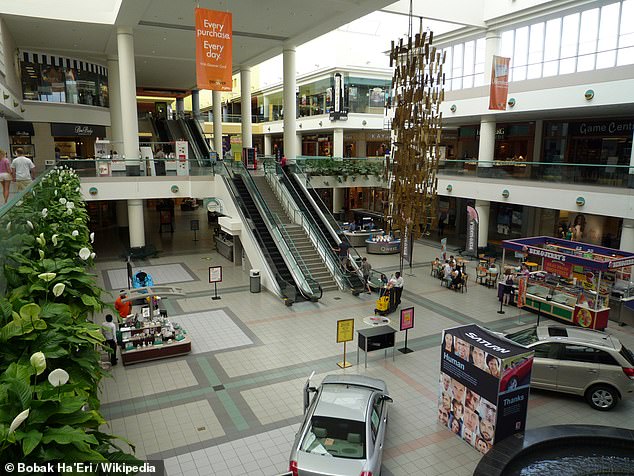 The Southdale Center in suburban Minneapolis stunned the Twin Cities when it opened in 1956 as the nation's first climate-controlled indoor mall.  In the photo: the center in 2009