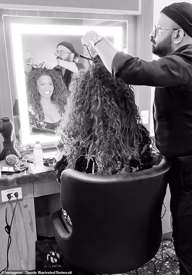 Another clip showed all the leading ladies getting their hair and makeup done, with the majority blowing kisses at the camera