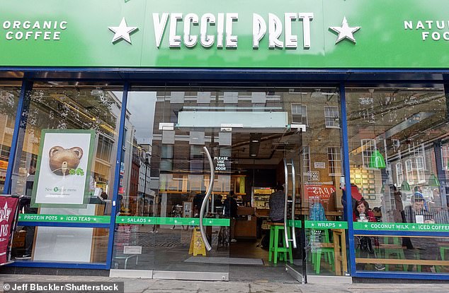 The Veggie Bret Store on Broadwick Street in Soho, London, reopened in February as a standard Pret