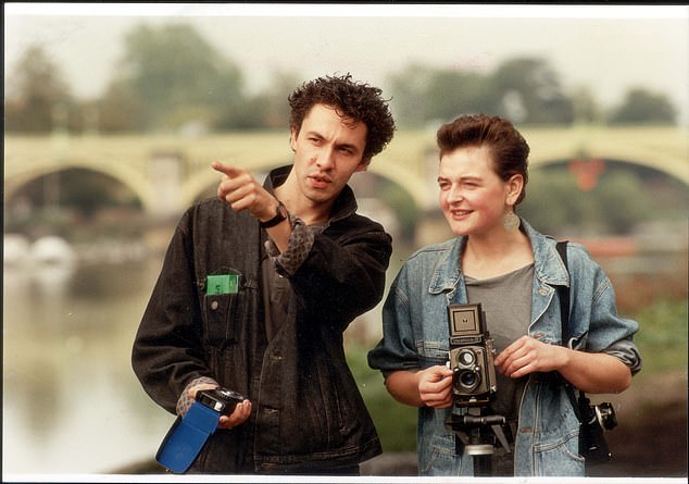 Marina Ogilvy and her boyfriend – later husband – freelance photographer Paul Mowatt.  She was persuaded to agree to a church wedding to spare the feelings of the royal family