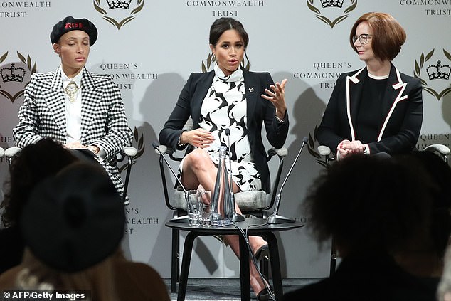 2019: Meghan discussed the exchange again during a panel discussion hosted by King's College London for the annual celebration of women