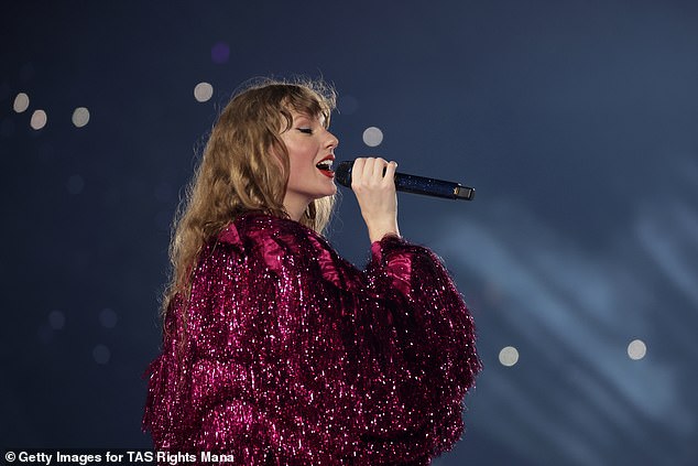 Taylor Swift (pictured) was in her element despite Singapore's humid climate