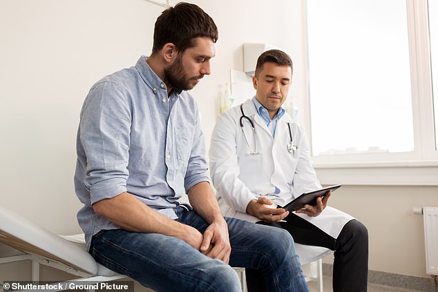 The NHS offers everyone aged 40 to 74 a free health check with their GP every three years, including a cholesterol test (Stock Image)