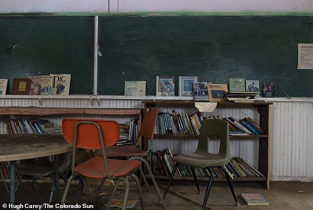 The lowest floor of the school is made from a local tree