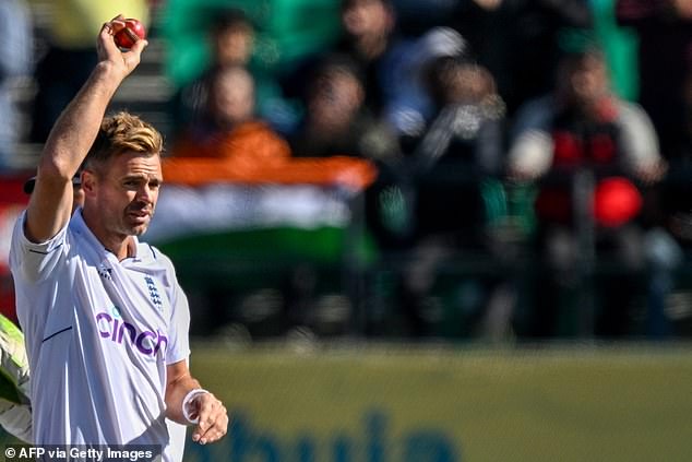 Anderson took the wicket of India's Kuldeep Yadav during the third day of the fifth and final Test