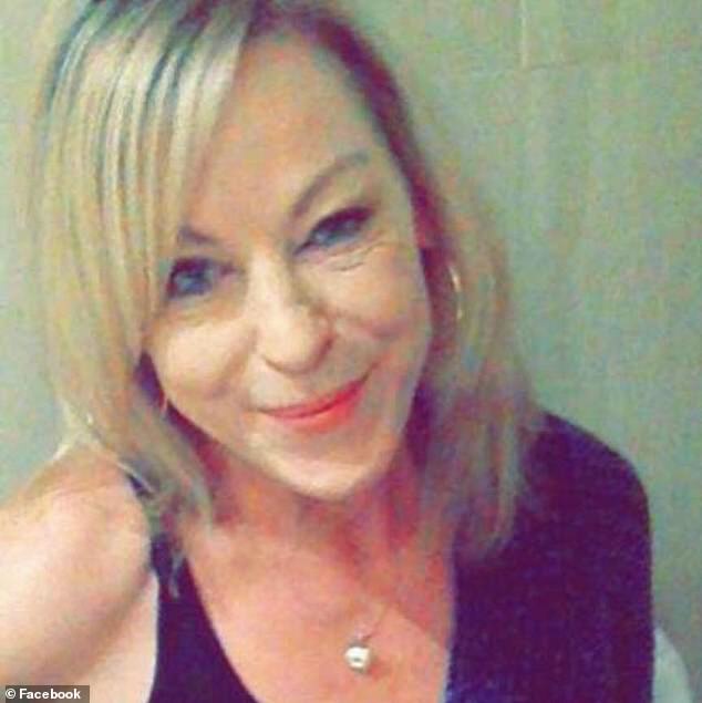 Joanne Perry (pictured), 53, died Friday evening when she was stabbed multiple times in the neck and chest by her daughter Carly Pirronelli