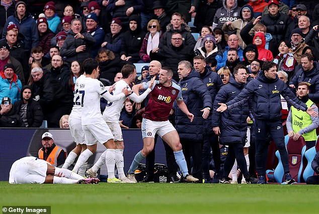 McGinn will now miss Villa's next three games against West Ham, Wolves and Man City