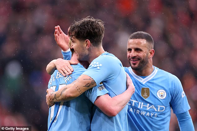 De Bruyne's corner found John Stones' point to give the visiting champions an early lead