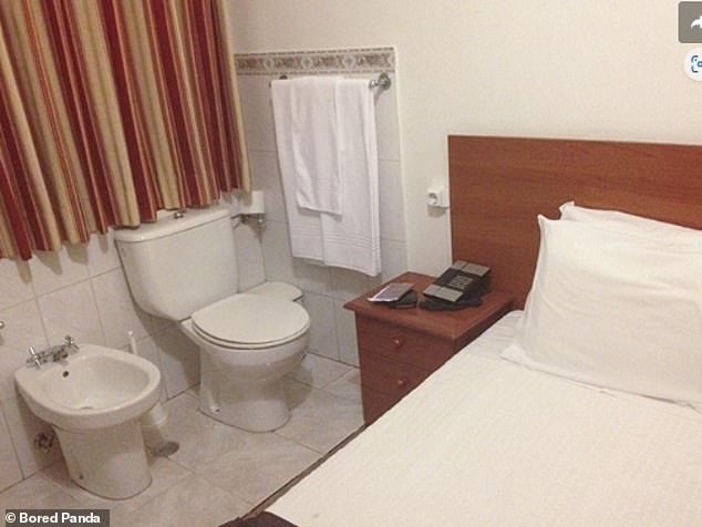 This hotel did not make it clear that a room for two did not have a separate bathroom