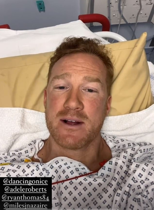 Greg Rutherford has spoken for the first time since pulling out of the Dancing On Ice final at the last minute.