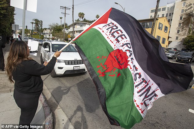 Several groups, including Film Workers for Palestine, organized the protest because they believe Israel will attack Rafah, Gaza, while Americans are watching the awards ceremony.