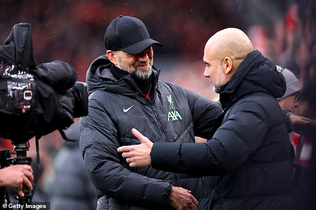 Guardiola described playing at Anfield against Jürgen Klopp's team as 