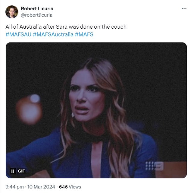 1710109589 329 Australia reacts to MAFS Sara Mesa gaslighting of groom Tim