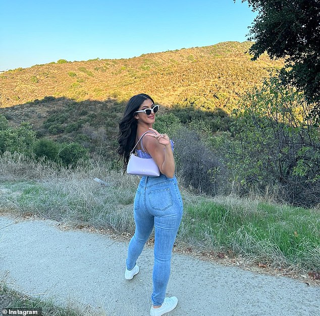 The joy of the outdoors: Sophia Leone in one of her last social media posts