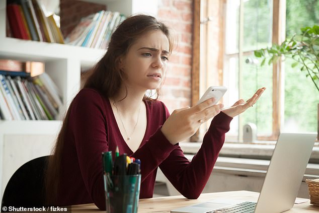 The famous autocorrect from f*** to duck may be the first thing that comes to mind, but many Brits also have trouble spelling their own names (stock image)