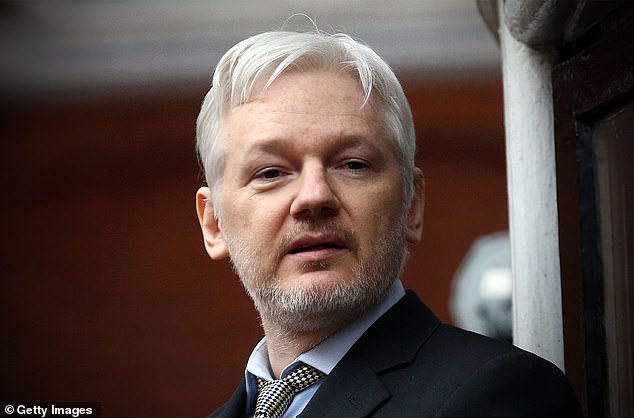 “He's not doing well,” Shipton said in an interview with DailyMail.com after visiting his brother Assange, above, last month.  'The process really exhausts him physically and mentally.  So I was quite scared to leave the prison that day.”