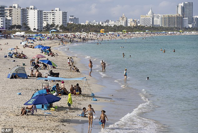 The usual swarms of Miami Beach Spring Breakers have diminished to more manageable levels this year compared to 2023