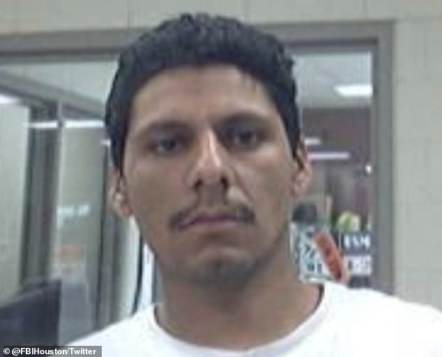 Francisco Oropesa, a 38-year-old Mexican, is on the run after shooting dead five people in Cleveland, Texas on Friday evening