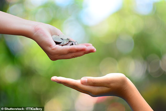 We all have days when we feel particularly generous, while on other occasions we may prefer to keep our money to ourselves (stock image)