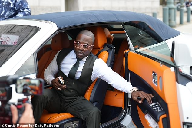 Whitehead became known as the 'Bling Bishop' when he donned designer clothes and drove around town in a Rolls-Royce