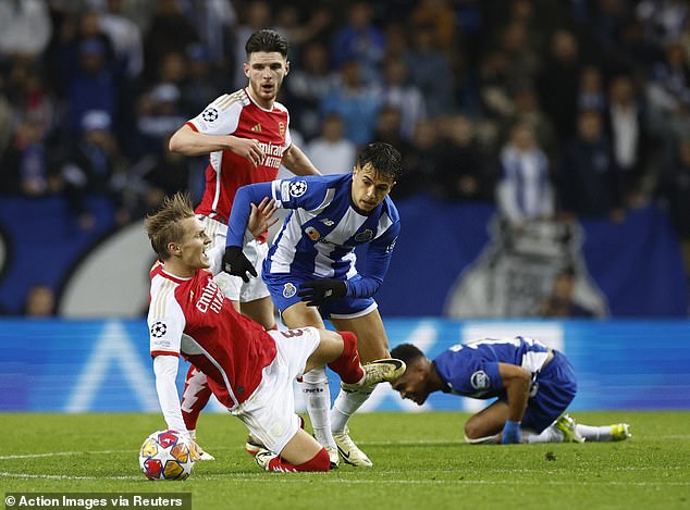 The Gunners were left frustrated in a match with a season-high 36 fouls