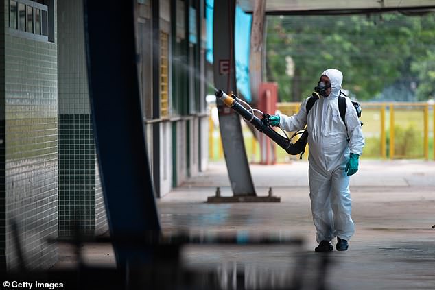 Brazilian officials have started fumigating the streets of major cities, hunting for the mosquitoes that transmit dengue