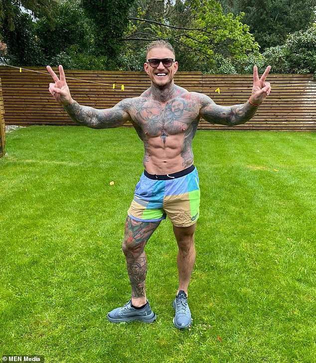 The athlete gained a large following on social media as a motivational fitness guru