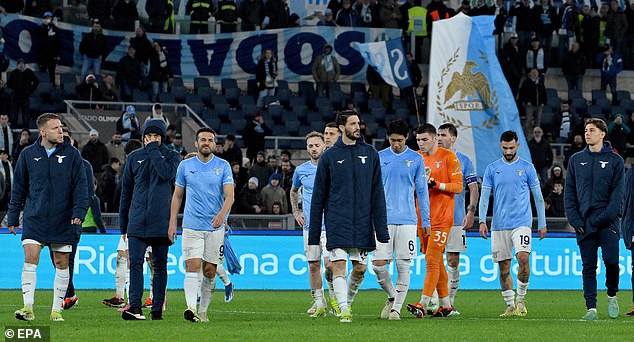 Lazio is going through a turbulent season and is ninth in Serie A