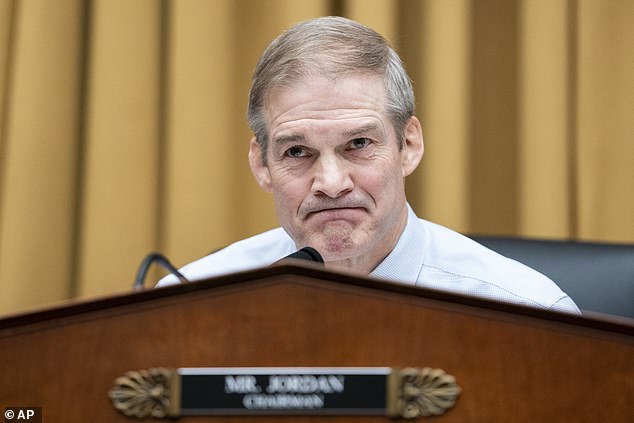 Hur then agreed with Republican Rep. Jim Jordan that 