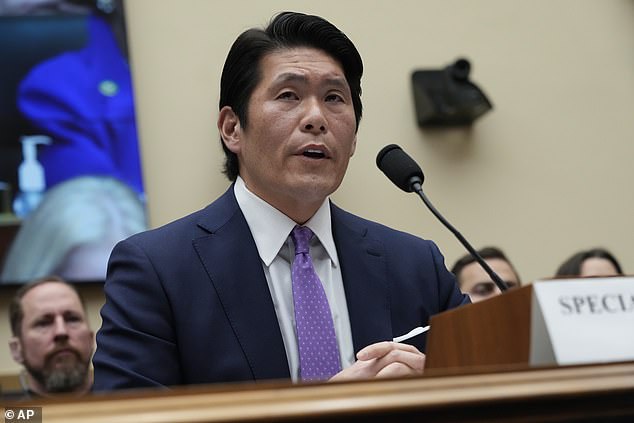 Democrats also targeted special counsel Robert Hur because he was a Republican, saying he harped on Biden's age in his report in an effort to get Trump re-elected.