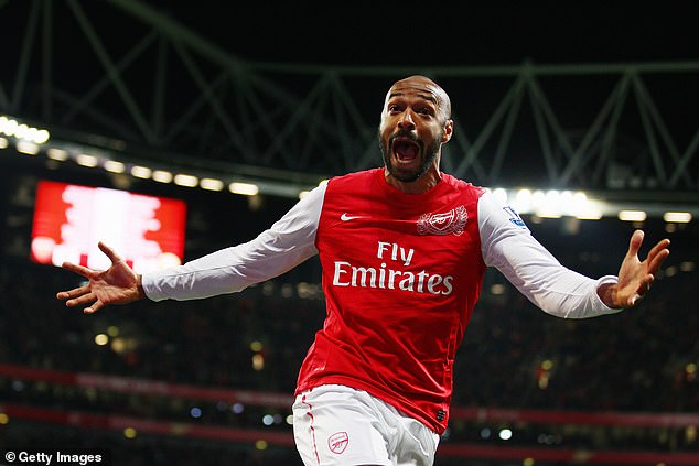 Henry celebrates his goal against Leeds on his return to the club on a short loan spell in 2012