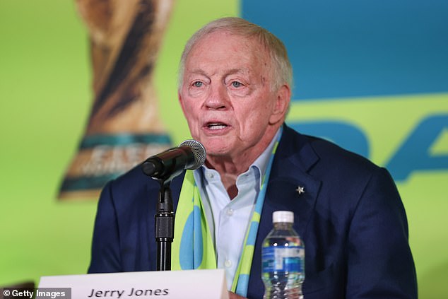 Cowboys owner Jerry Jones said the team would be 