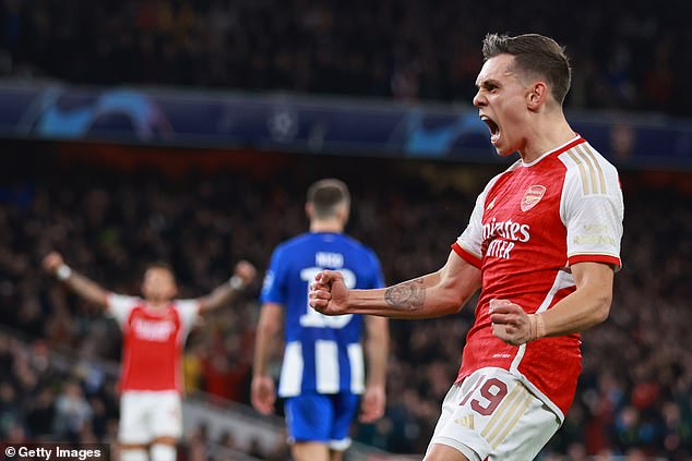 Arsenal looked to build on the momentum following Trossard's goal against a resilient Porto