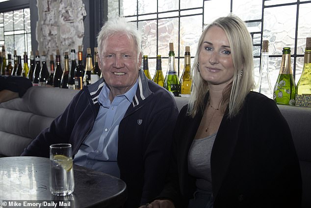 The daughter of former Everton captain Mick Lyons (pictured together in Perth) has been told the 72-year-old will not receive help if he is returned to Britain from Australia