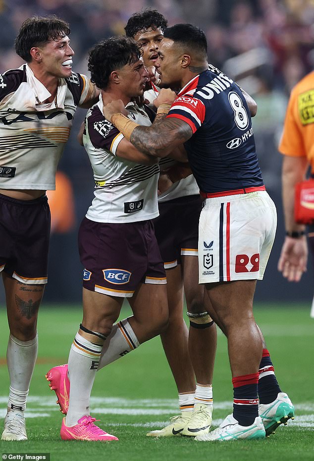 Roosters enforcer Spencer Leniu has been suspended for eight weeks for his racist attack on Ezra Mam in Las Vegas on March 3