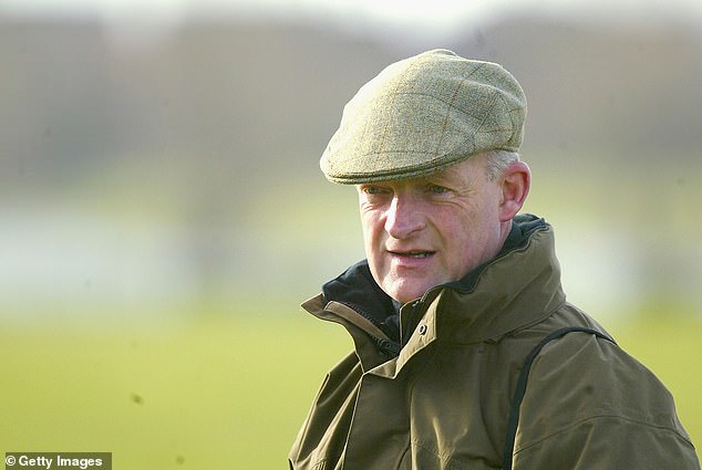 Mullins (pictured at Cheltenham in 2004) won his first race as a trainer in 1995