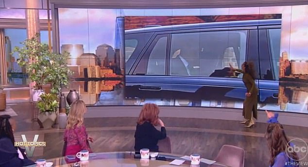 Sunny Hostin jumped out of her seat to point out to the panel why she thinks a new photo of Kate in the back of a car with Prince William is photoshopped